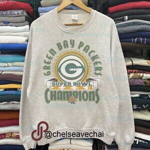 Vintage Green Bay Packers Sweatshirt, NFL Green Bay Packers Football Shirt Tee